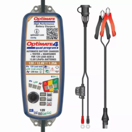 Tecmate 4 quad program preminium ładowarka optimat