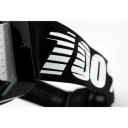 Gogle 100% armega black clear czarny