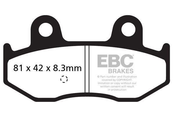 Klocki hamulcowe EBC sfac411