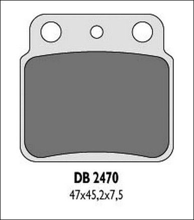 Klocki hamulcowe DELTA BRAKING KH137