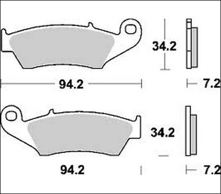 Klocki hamulcowe SBS 694rsi KH185