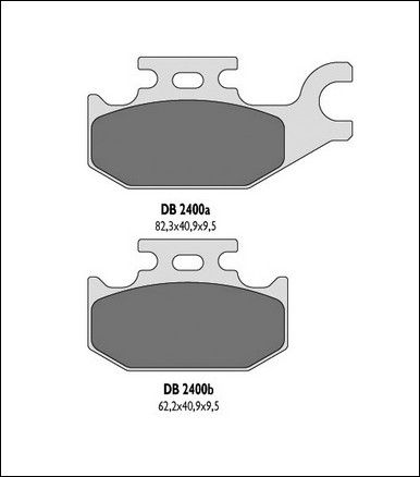 Klocki hamulcowe DELTA BRAKING KH307