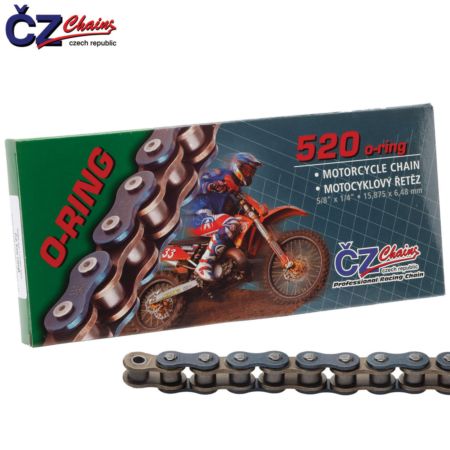 Łańcuch CZ 520orm 118 ogniw (o-ring)