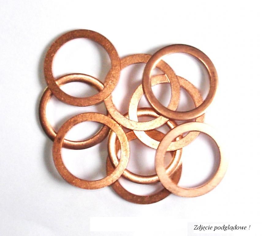 Podkładka miedziana 10x16 mm