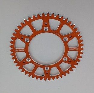 Zębatka tylna KTM sx/sxf aluminum 49t orange
