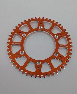 Zębatka tylna KTM sx/sxf aluminum 49t orange