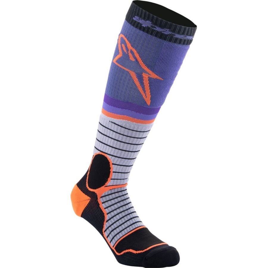 Skarpety ALPINESTARS MX pro pur/bk/gy l