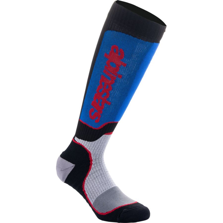 Skarpety ALPINESTARS MX plus blk/wht/bl l