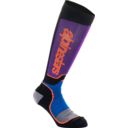 Skarpety ALPINESTARS MX plus blk/pur/bl l
