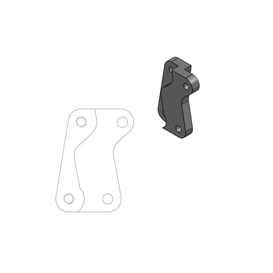 Adapter zacisku hamulca MOTO-MASTER sm