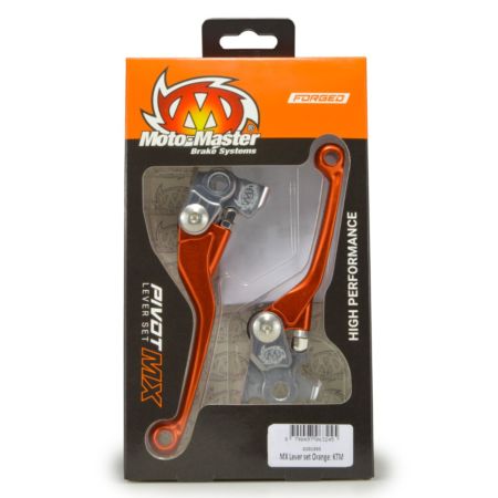 Zestaw dźwigni MOTO-MASTER pomarańczowy