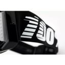Gogle 100% armega black clear czarny