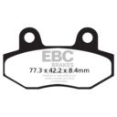 Klocki hamulcowe EBC FA STREET HYOSUNG XRX125