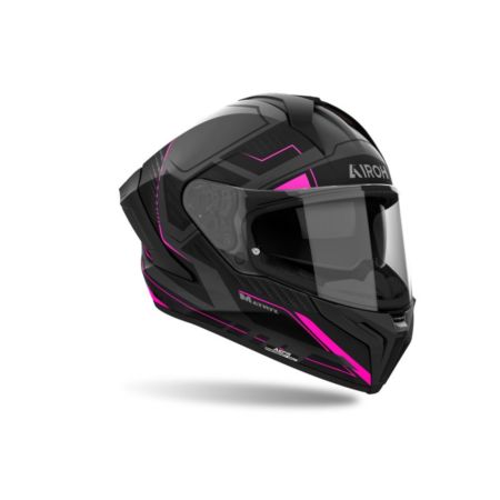 Kask AIROH MATRYX ROCKET PINK MATT BLACK XS