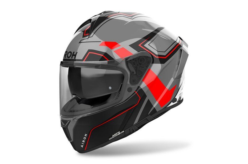 Kask AIROH SPARK 2 DART RED GLOSS szary M