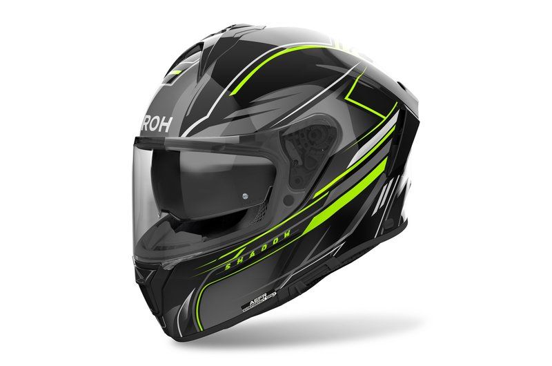 Kask AIROH SPARK 2 SHADOW YELLOW GLOSS BLACK M