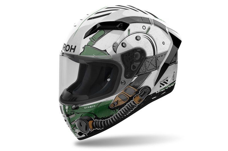 Kask AIROH CONNOR ALLIGATOR GLOSS WHITE XS
