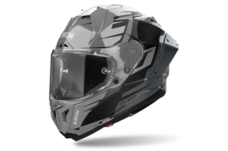 Kask AIROH GP 800 MASTER METALIC GLOSS BLACK L
