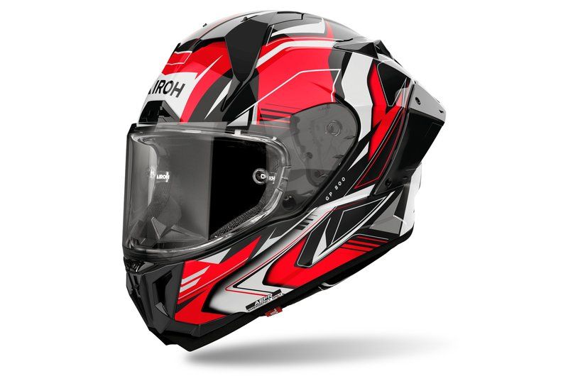 Kask AIROH GP 800 MUST RED GLOSS BLACK L