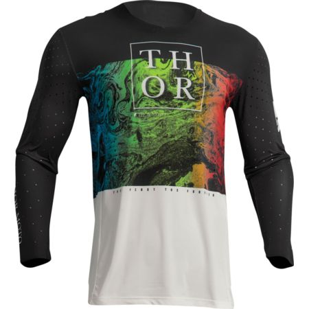 Bluza THOR prime meltr bk/wh S