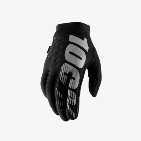 Rękawiczki 100% brisker youth softSHELL black L