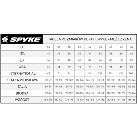 Kurtka SPYKE command gt black/white rozm. 50