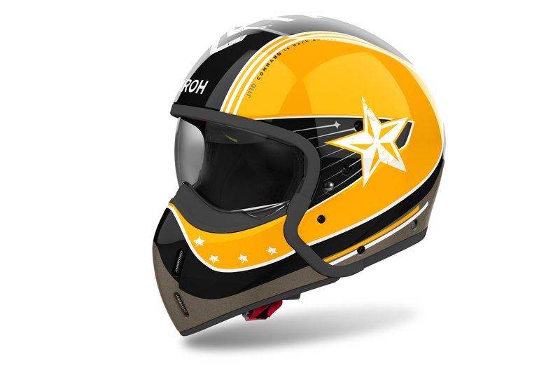 Kask AIROH J 110 COMMAND ŻÓŁTY GLOSS L