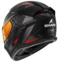 Kask shark d-skwal 3 blast-r mat black anth red l