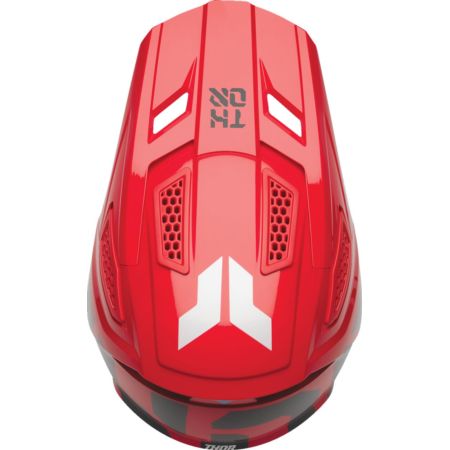 Kask THOR FLEET FORGE RED czerwony XS
