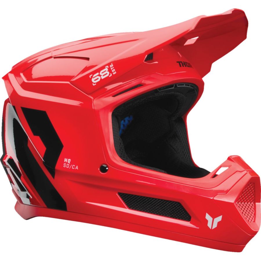 Kask THOR YOUTH FLEET FORGE RED czerwony S