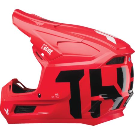 Kask THOR YOUTH FLEET FORGE RED czerwony S