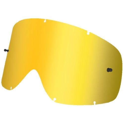 Szybka OAKLEY o frame lustrzana złota -p