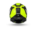 Kask echus UFO czarny/żółty fluo L