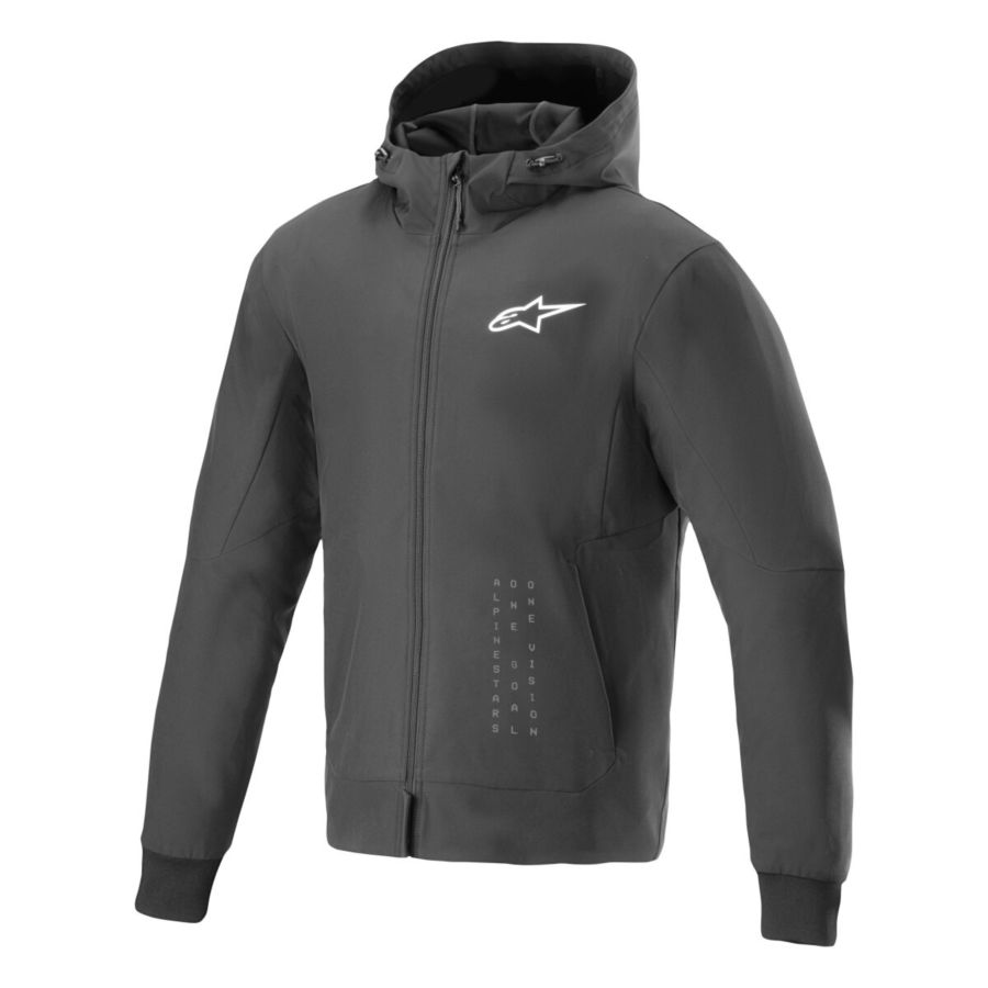 Bluza z kapturem ALPINESTARS RADIUM TECH black 2XL