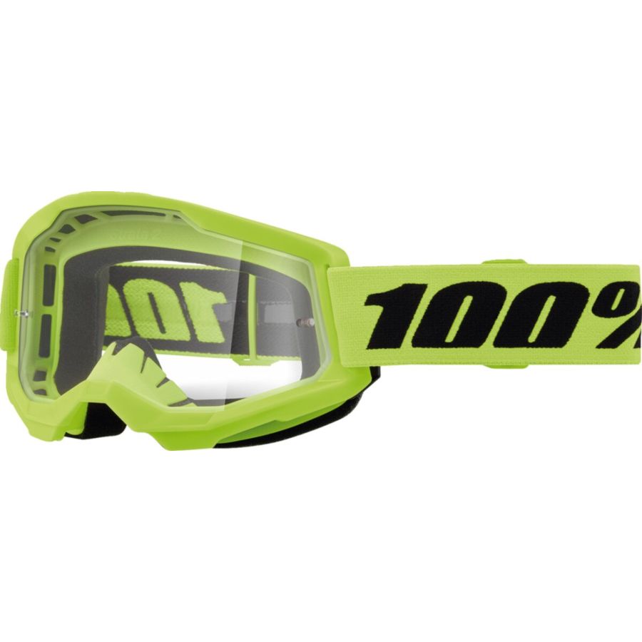 Gogle 100% STRATA 2 JR neon yl clr