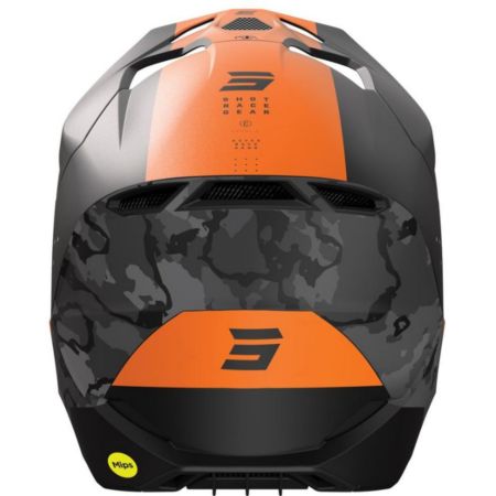 Kask SHOT race camo orange matt m