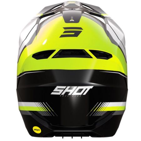 Kask SHOT RACE TRACER NEON YELLOW GLOSSY XS