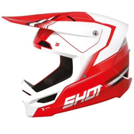 Kask SHOT RACE TRACER RED GLOSSY XS