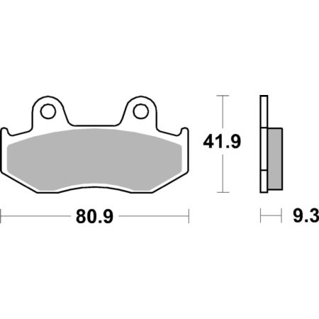 Klocki hamulcowe KH323 street ceramic KH323