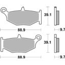 Klocki hamulcowe SBS RACING BMW K 1200