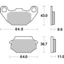 Klocki hamulcowe SBS SCOOTER HONDA NES 125