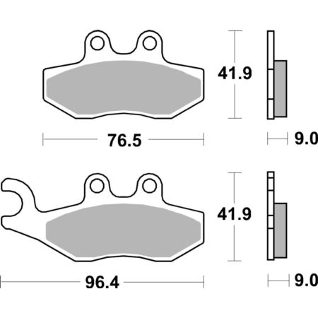 Klocki hamulcowe SBS SCOOTER APRILIA AMICO 50