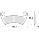 Klocki hamulcowe SBS OFFROAD KAWASAKI ZX-6
