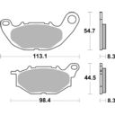 Klocki hamulcowe SBS RACING
