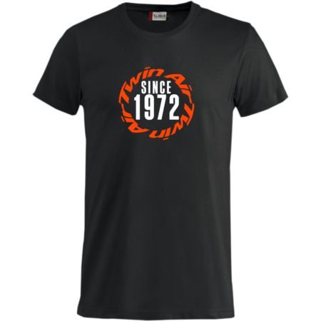 T-shirt męski TWIN AIR czarny L