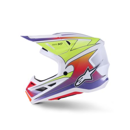 Kask ALPINESTARS SUPERTECH M7 FUSE wht/yllw/pu 2XL