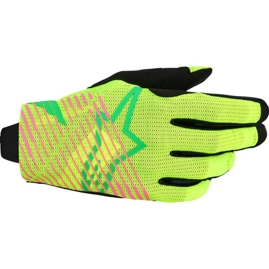Rękawiczki ALPINESTARS RADAR PRO grn/ylw/pnk 2XL