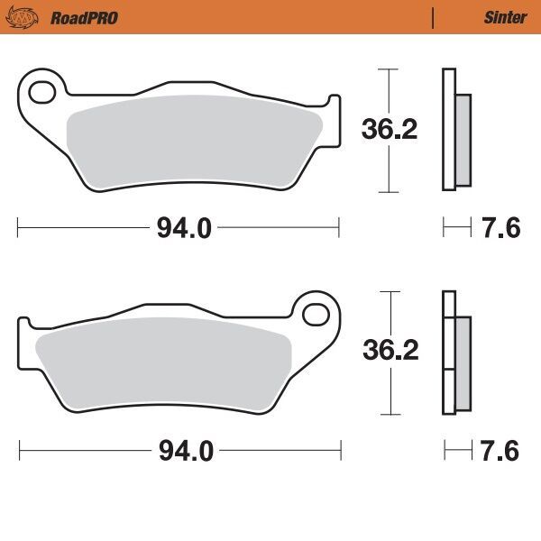 Klocki hamulcowe MOTO MASTER ROADPRO APRILIA MX125