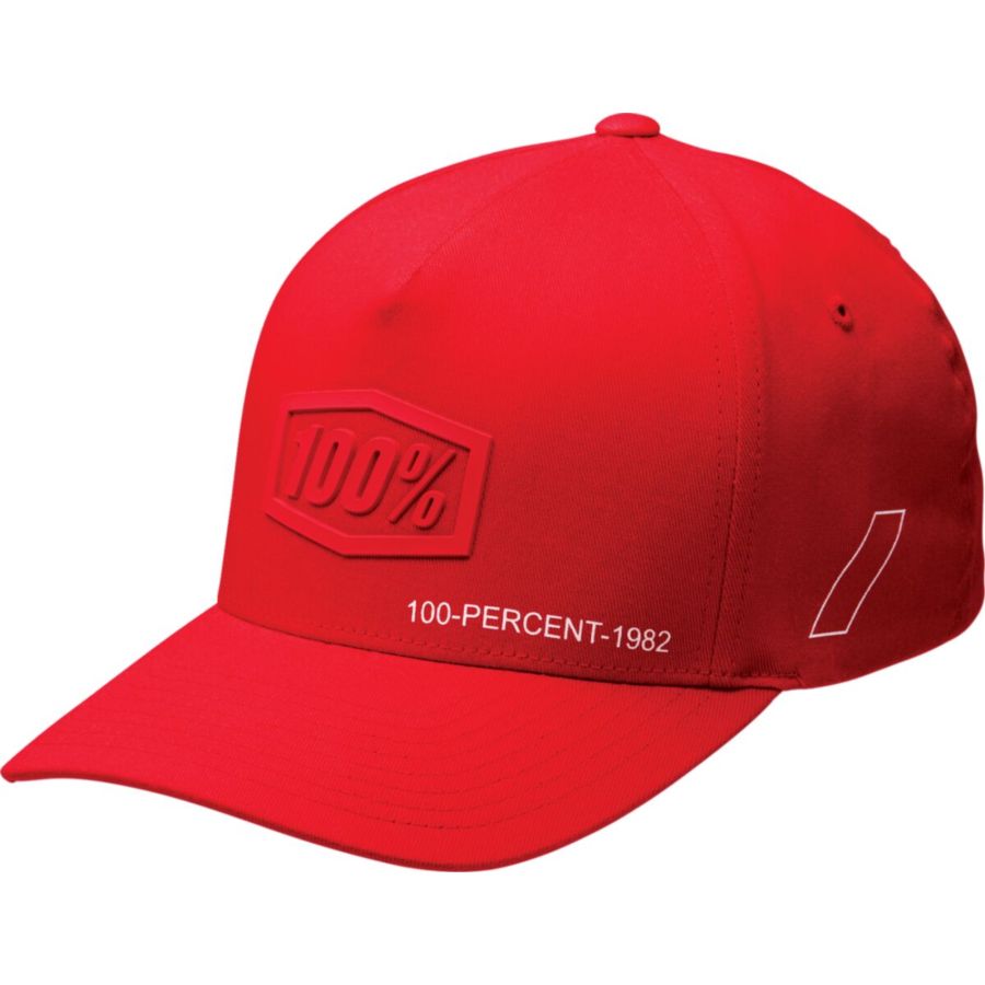 Czapka z daszkiem 100% SHADOW red S/M