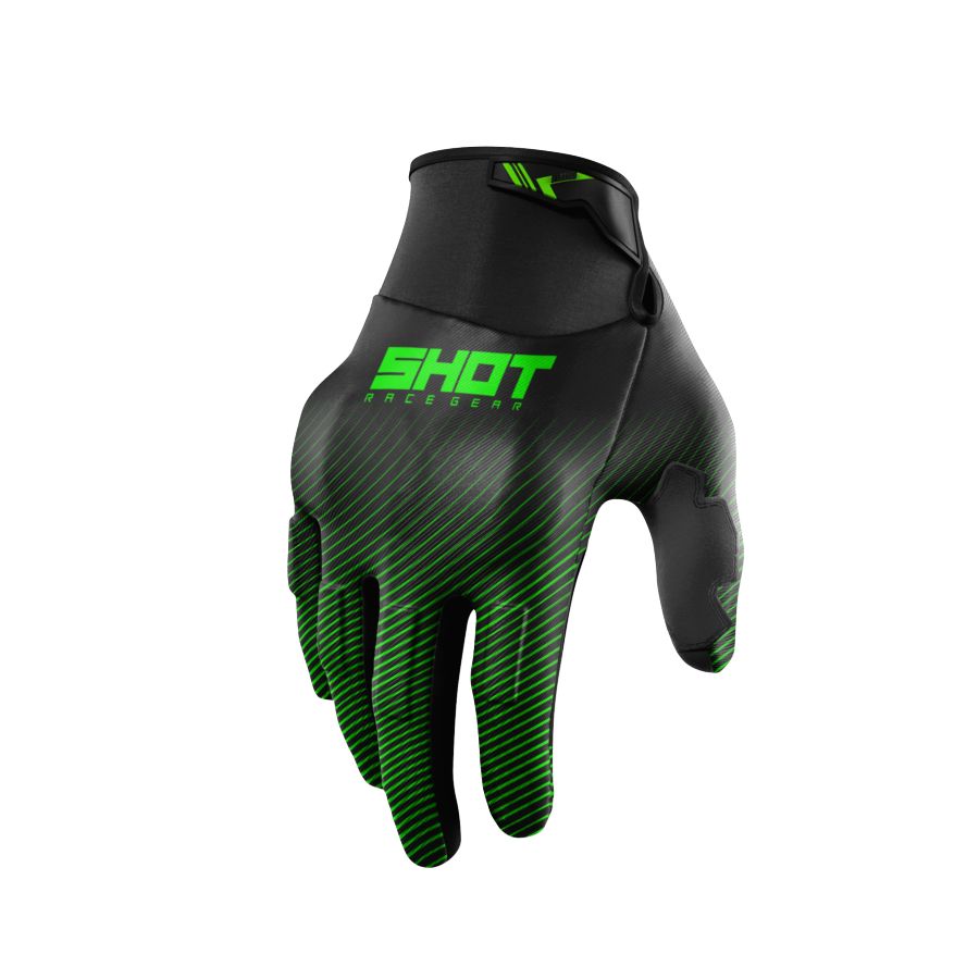 Rękawiczki SHOT DRIFT RIM GREEN 11